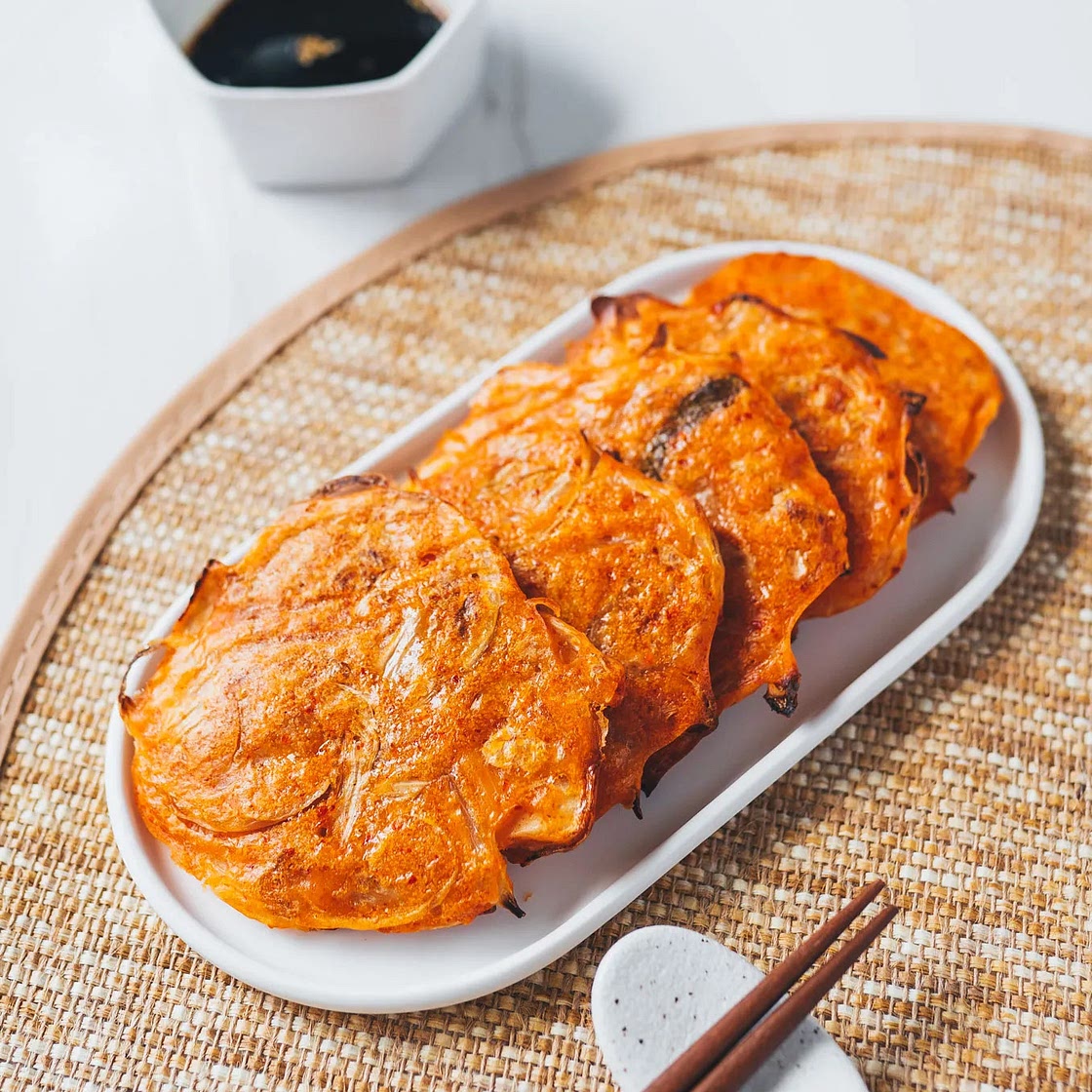 Healthy Kimchi Pancake (Kimchijeon)