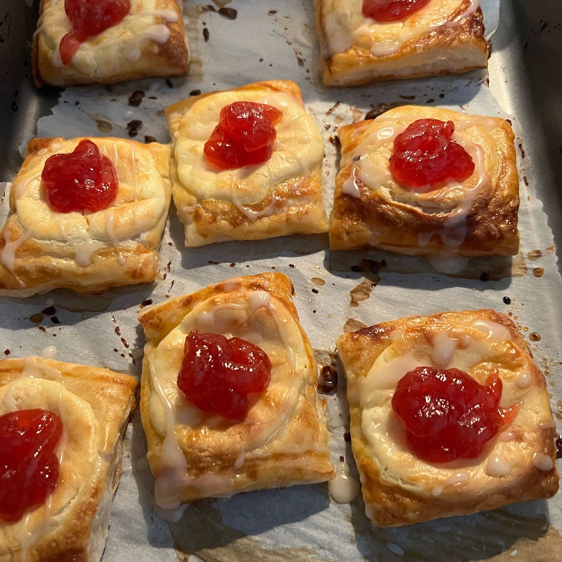 Cheese Heart Danishes