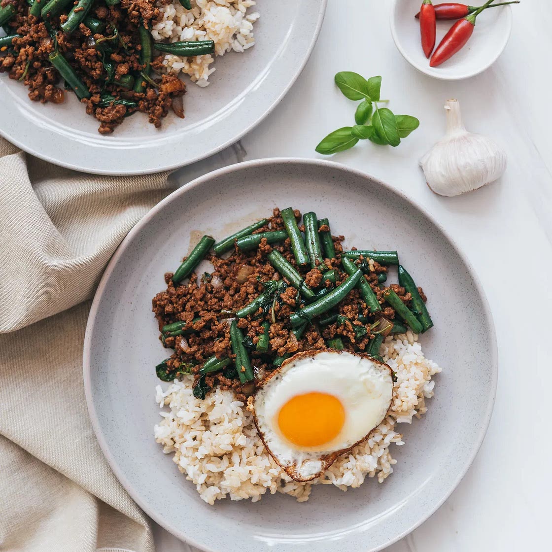 Pad Kra Pao (Spicy Holy Basil Stir-Fry)