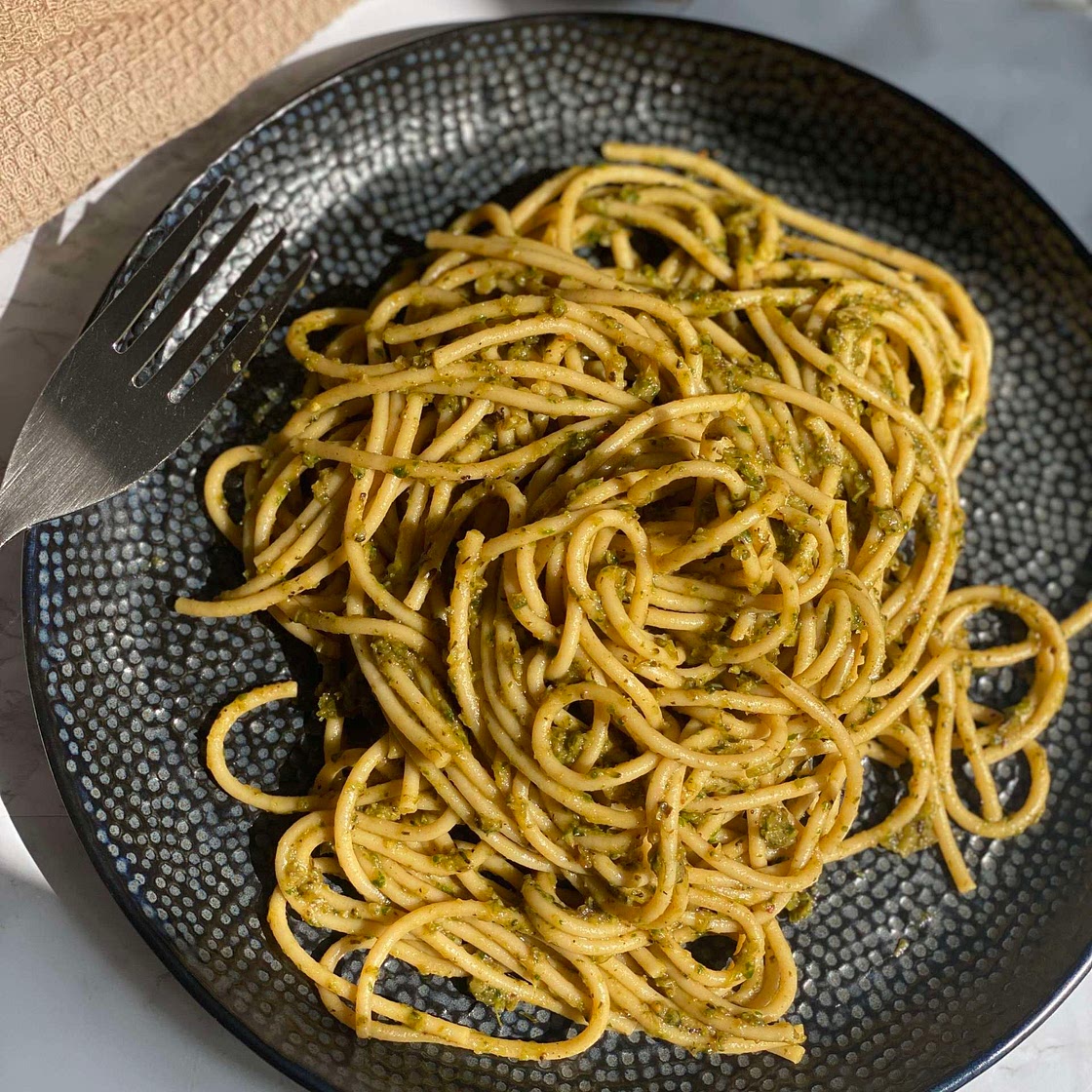Roasted greens pasta 
