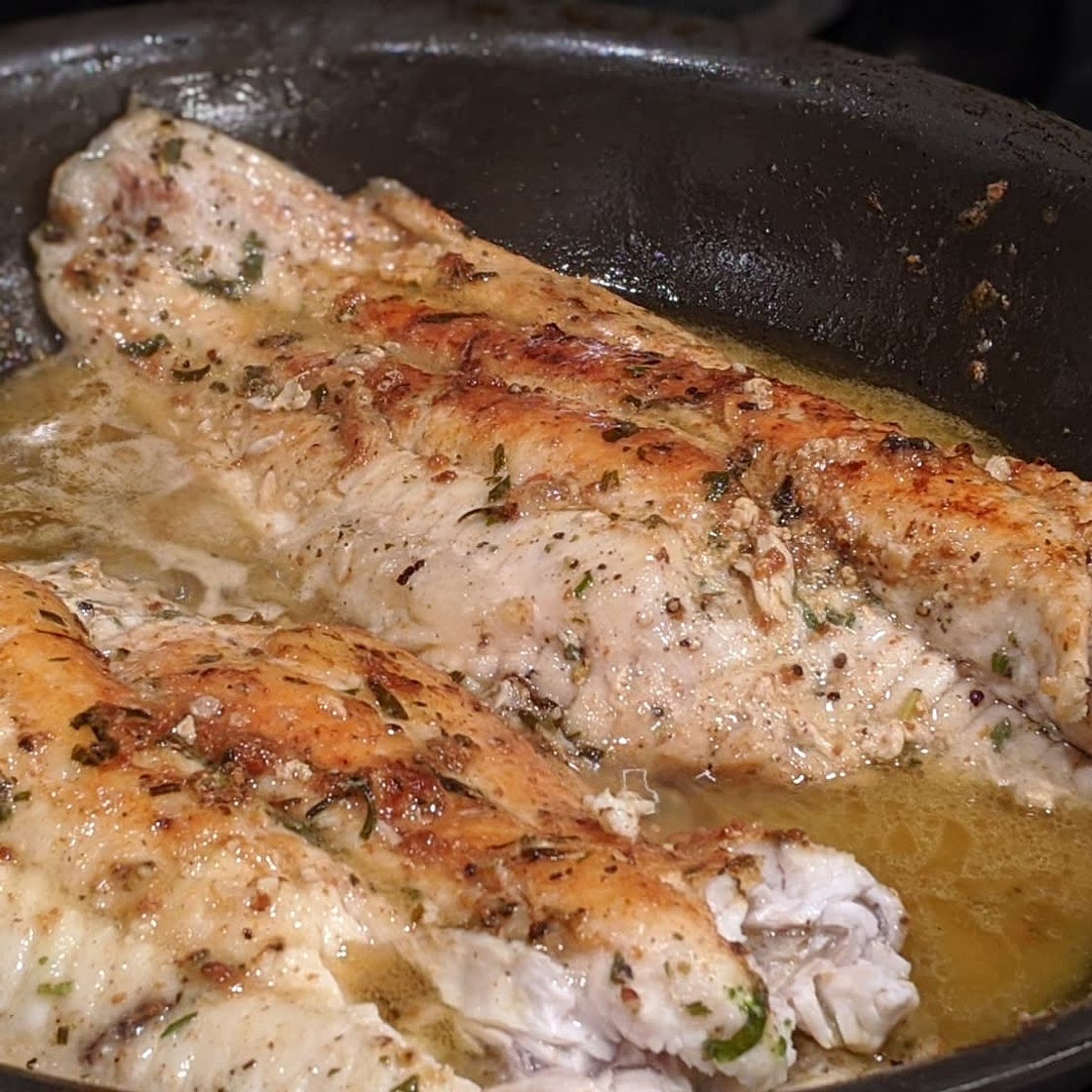 Pan-Seared Lemon Herb Catfish