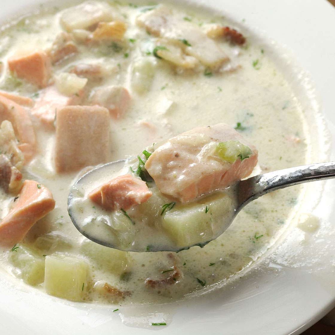 Easy, Creamy One-Pot Salmon Chowder Recipe