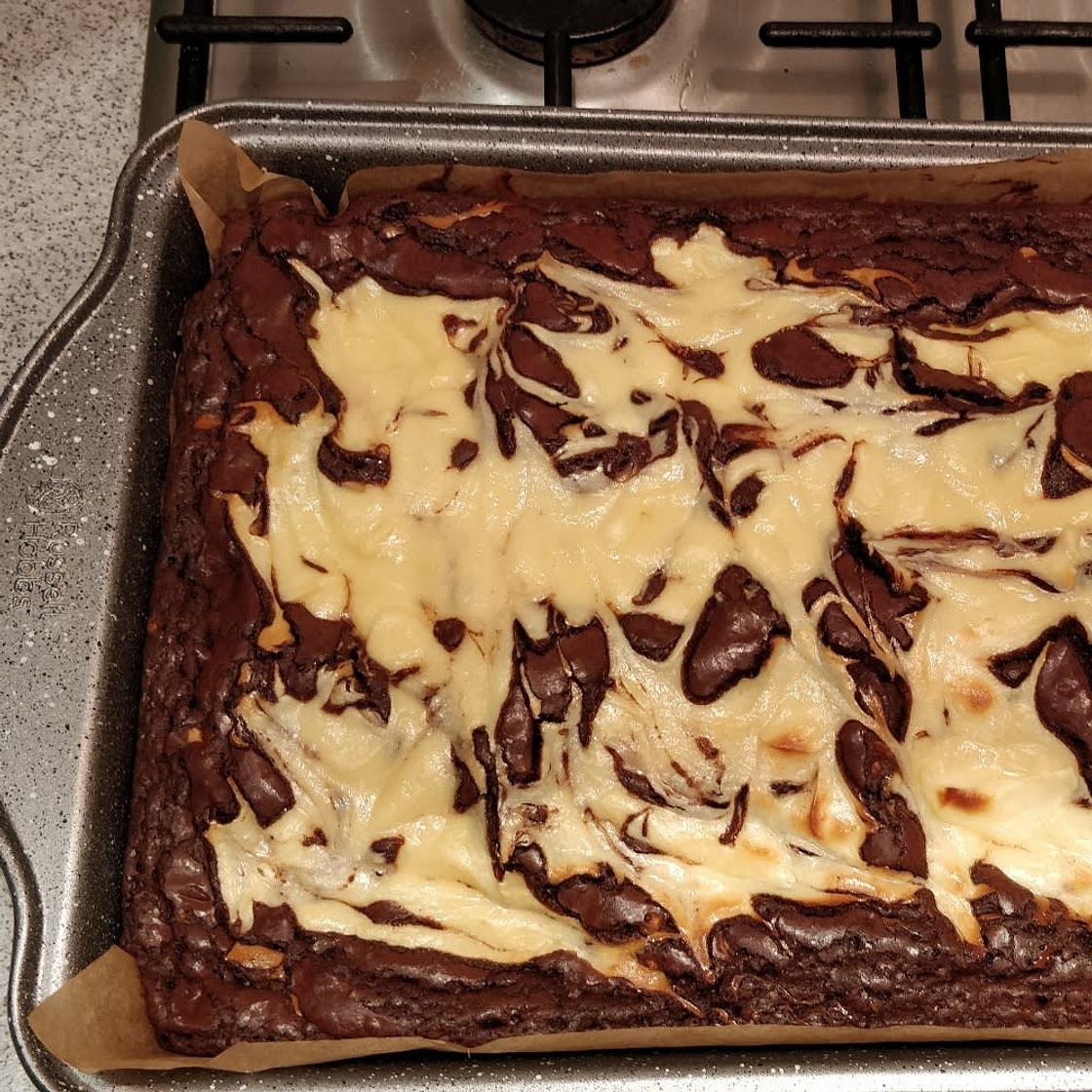 Black & white brownies