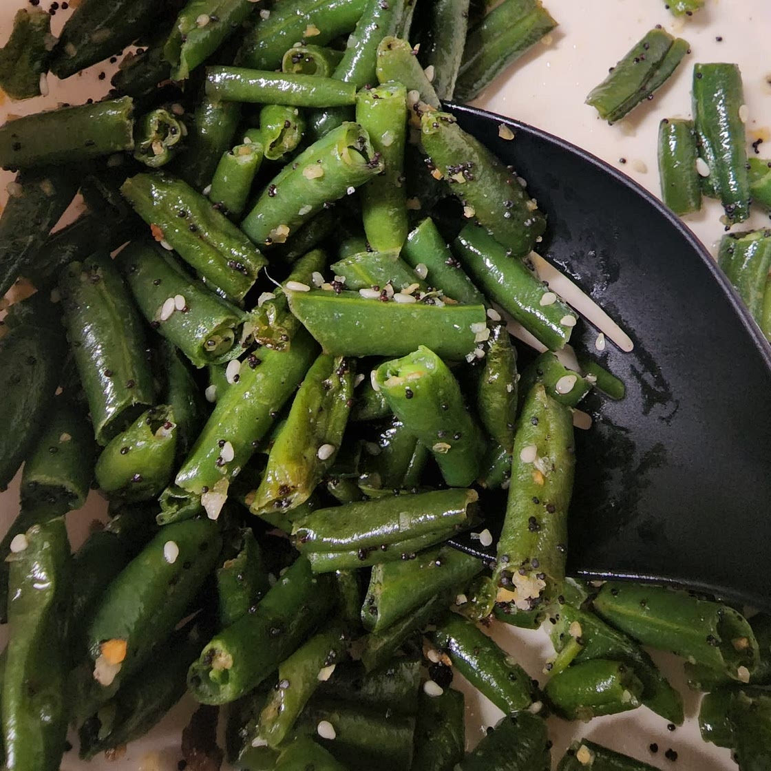 Air Fryer Everything Green Beans