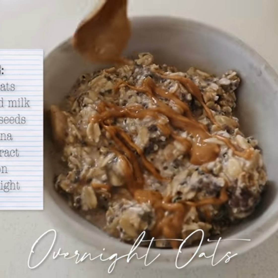 Overnight Oats from YouTube Model ❤️