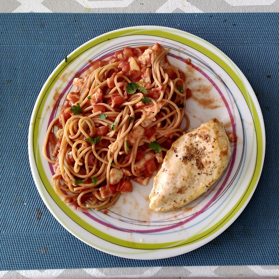 Spaghetti dinde mozza