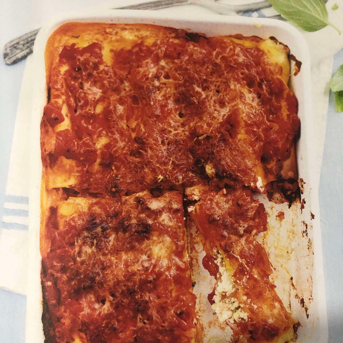 Cannellonis au Philadelphia et aubergine