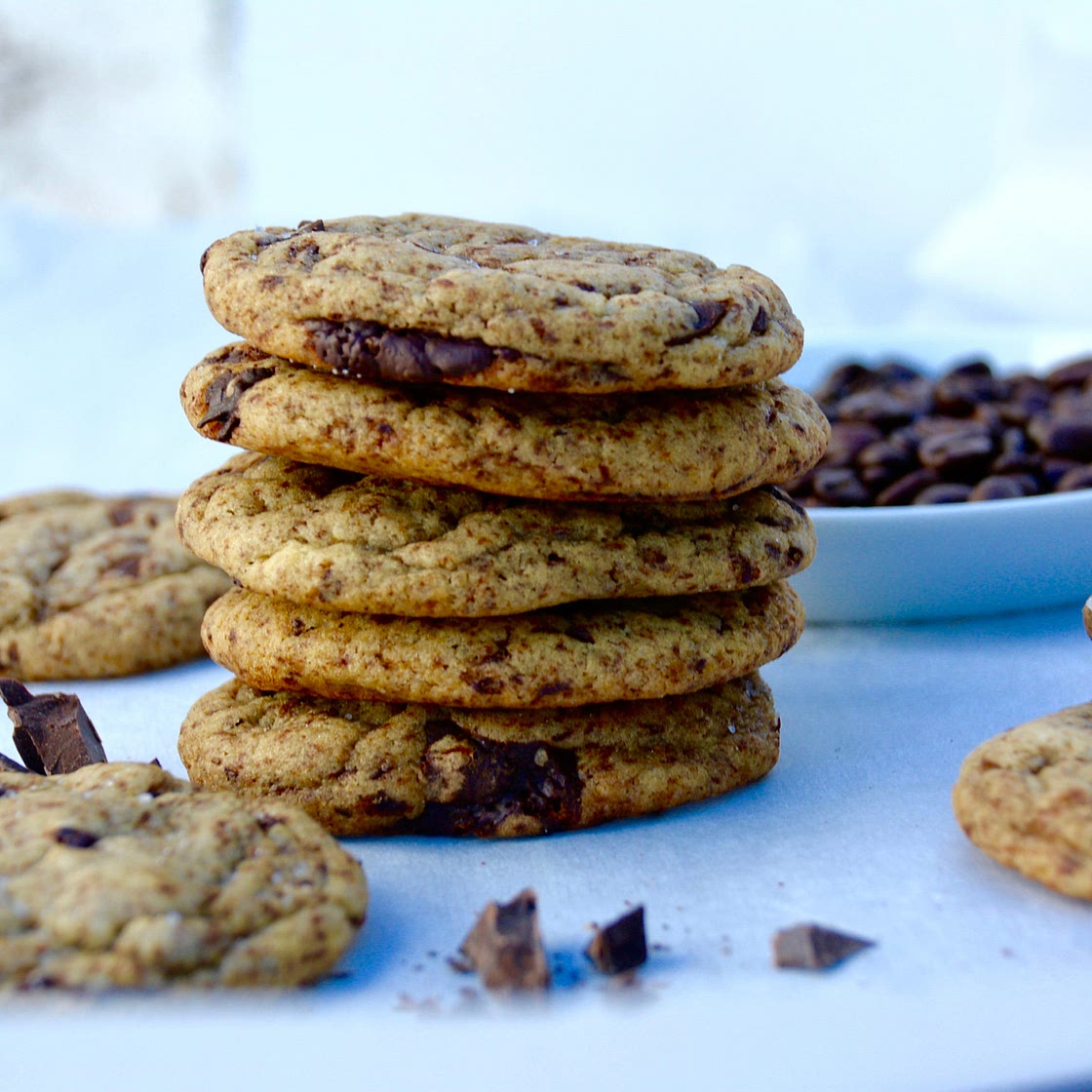 Dark Chocolate Chip Espresso Cookies