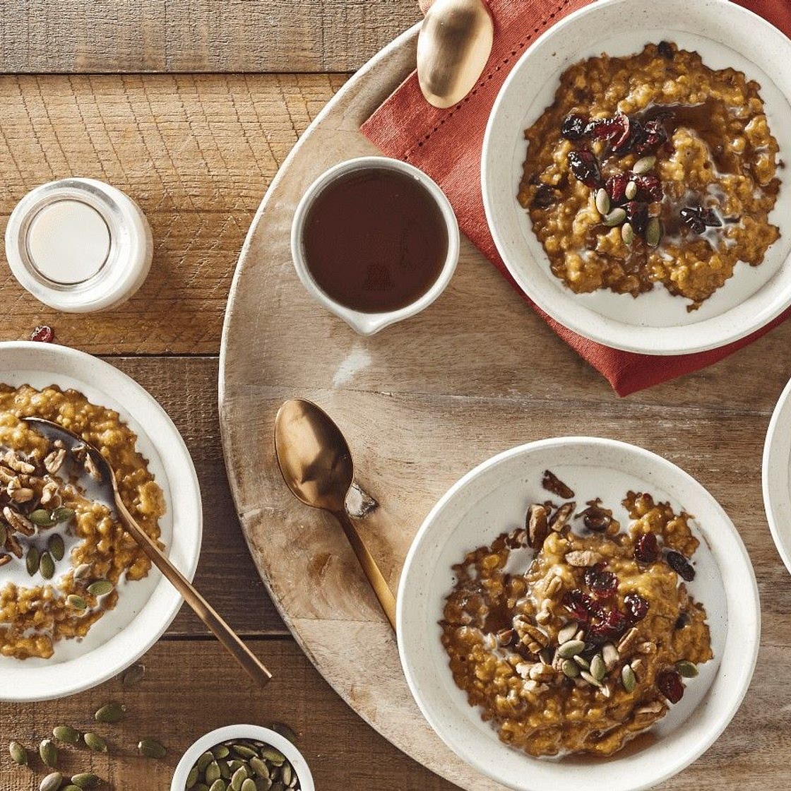 Slow-Cooker Spiced Pumpkin Oatmeal