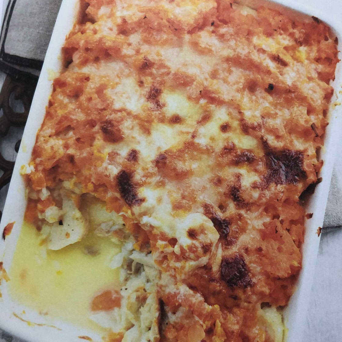 Parmentier de merlu aux carottes