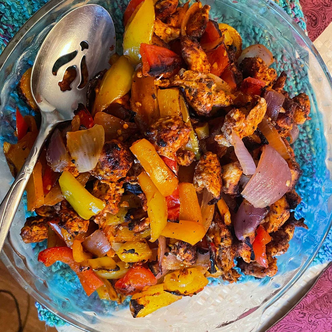 Sheet Pan Chicken Fajitas