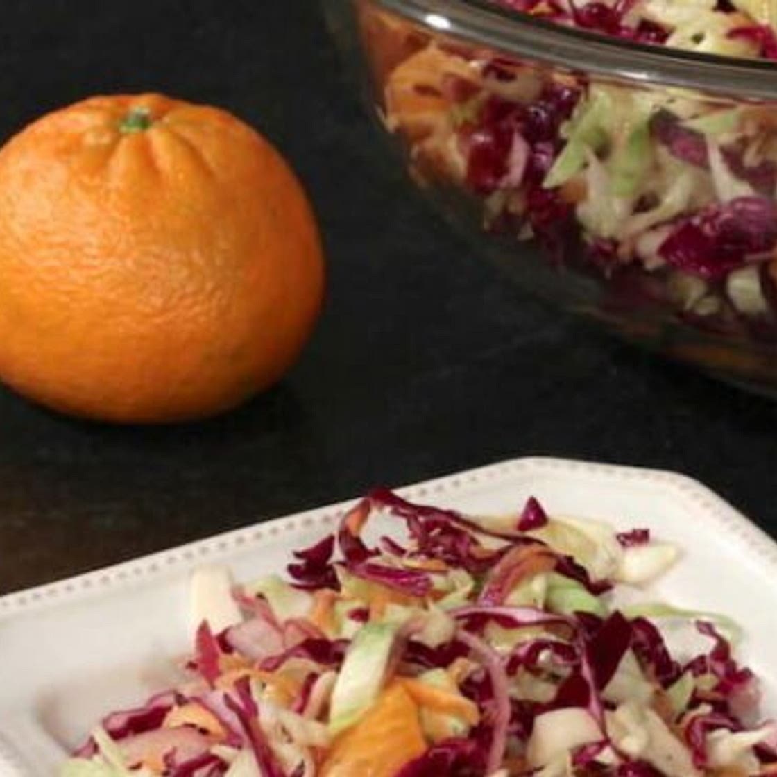 Citrusy Cabbage Carrot Salad