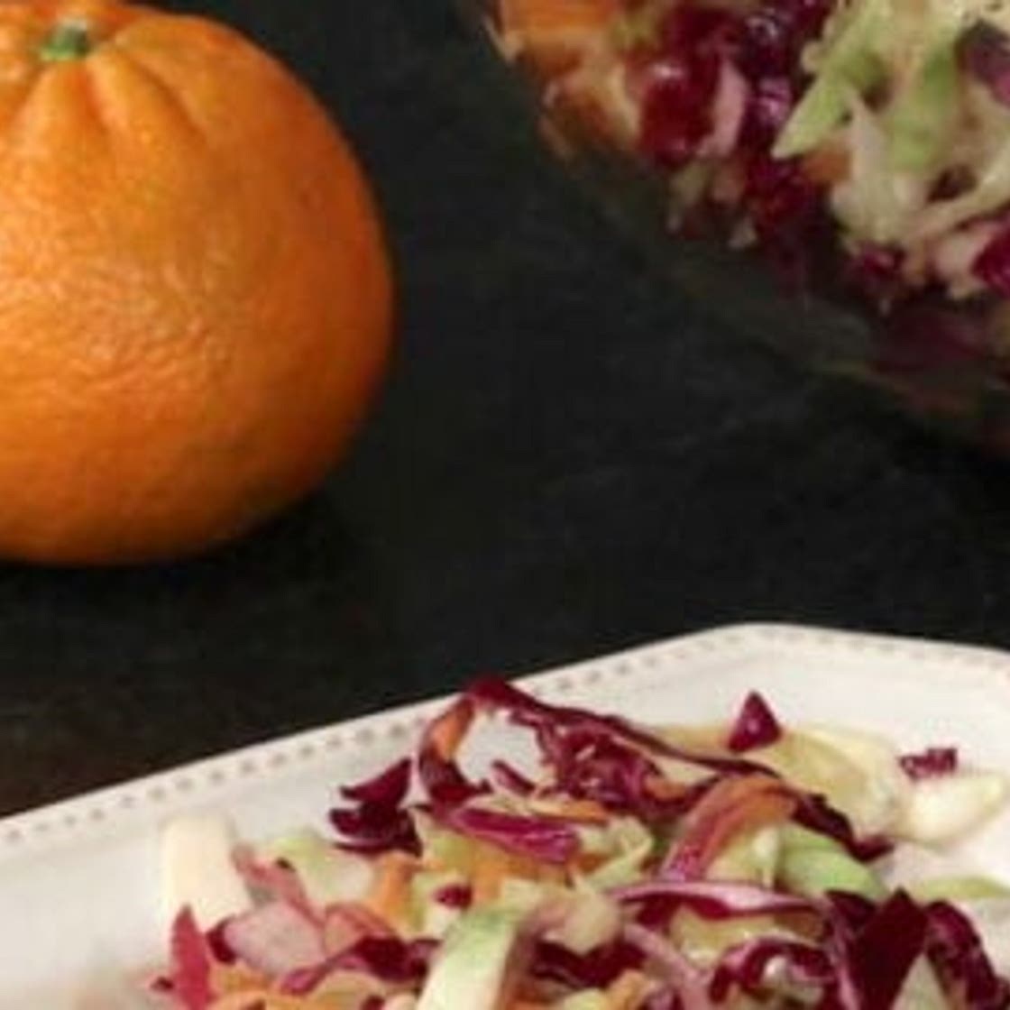 Citrusy Cabbage Carrot Salad