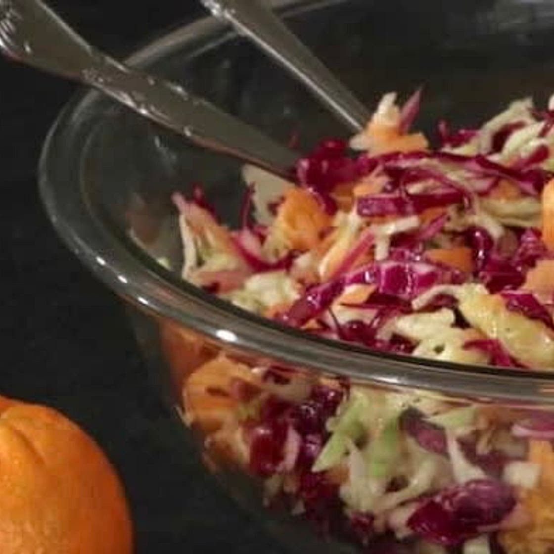 Citrusy Cabbage Carrot Salad