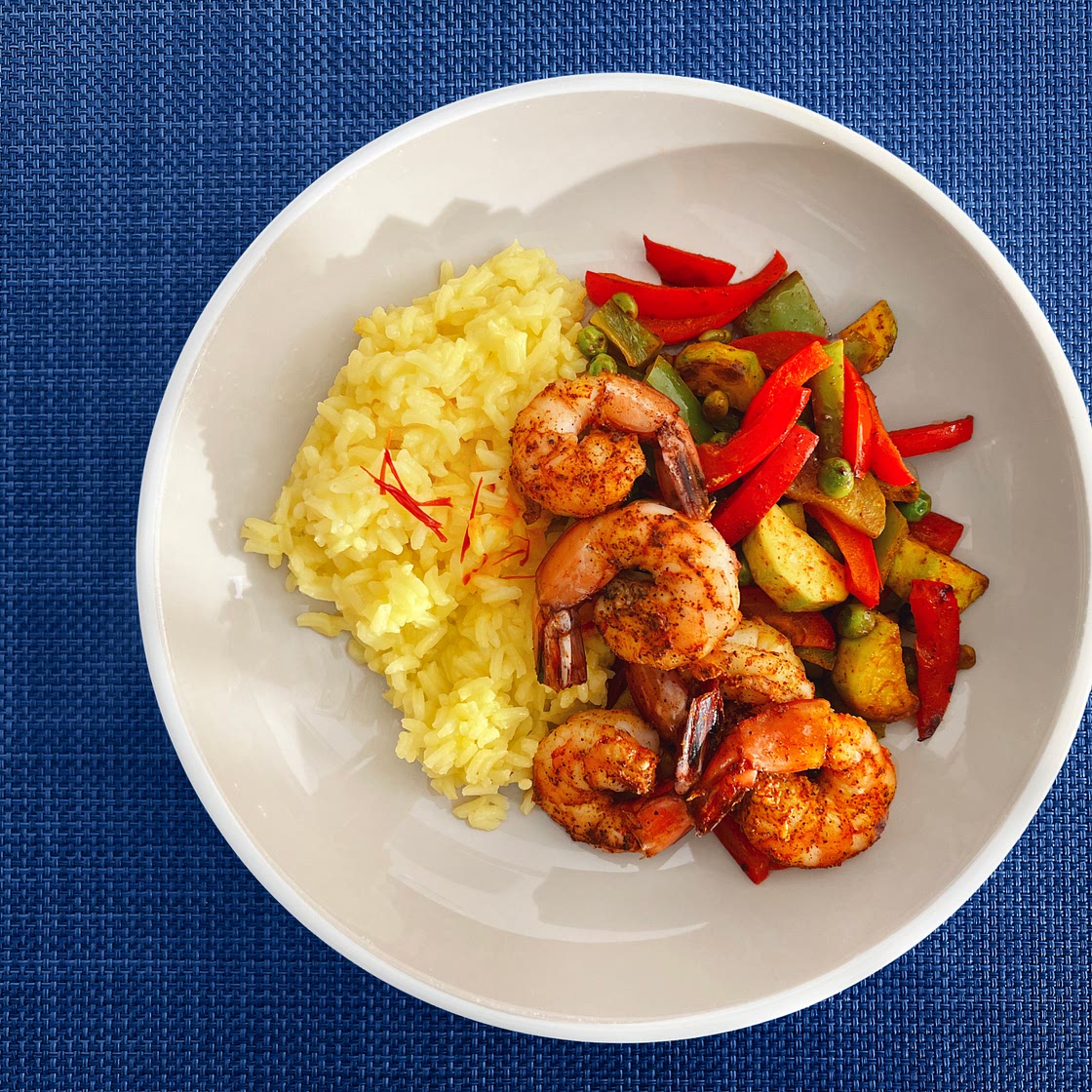Moroccan Shrimp Bowl