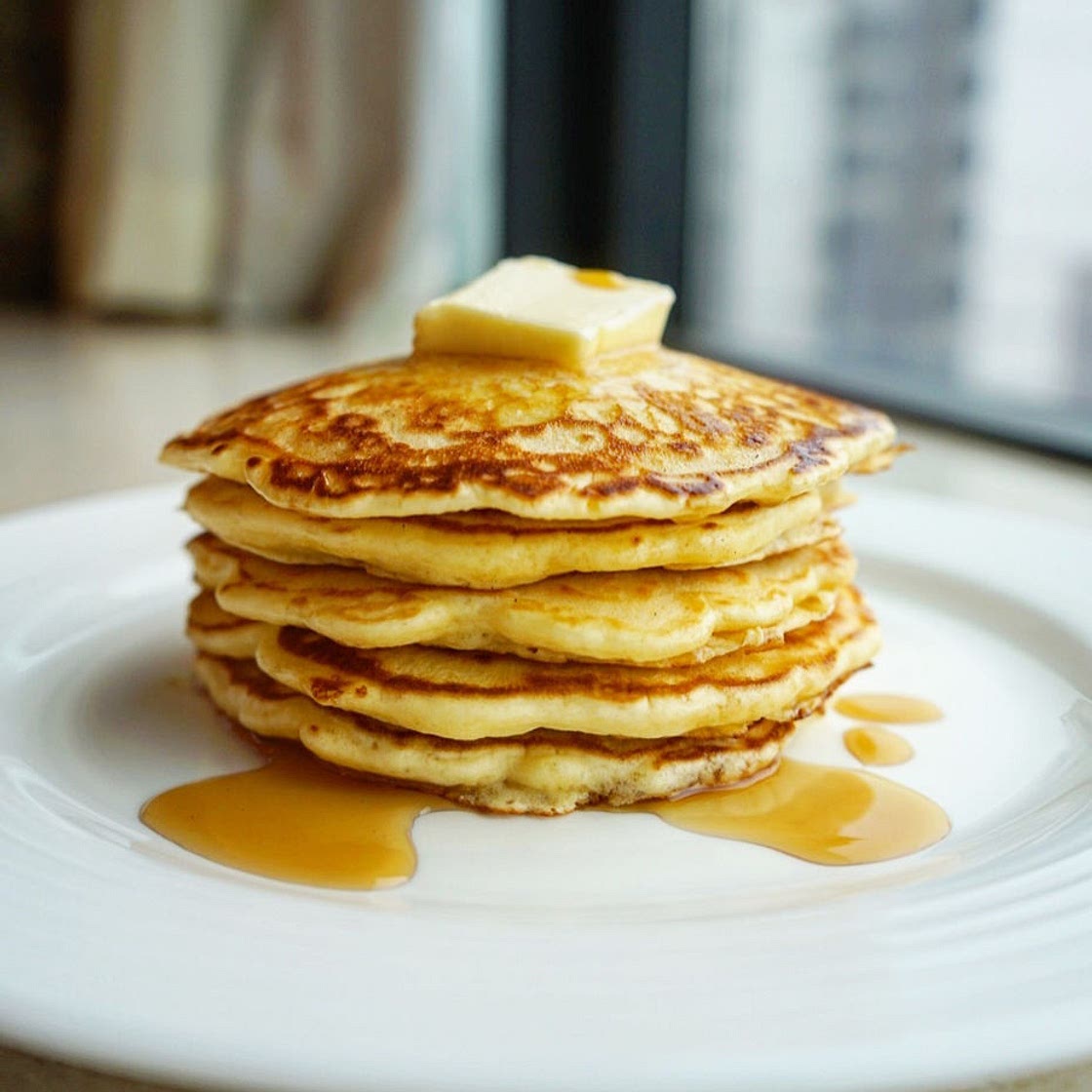 Fluffy and light pancakes