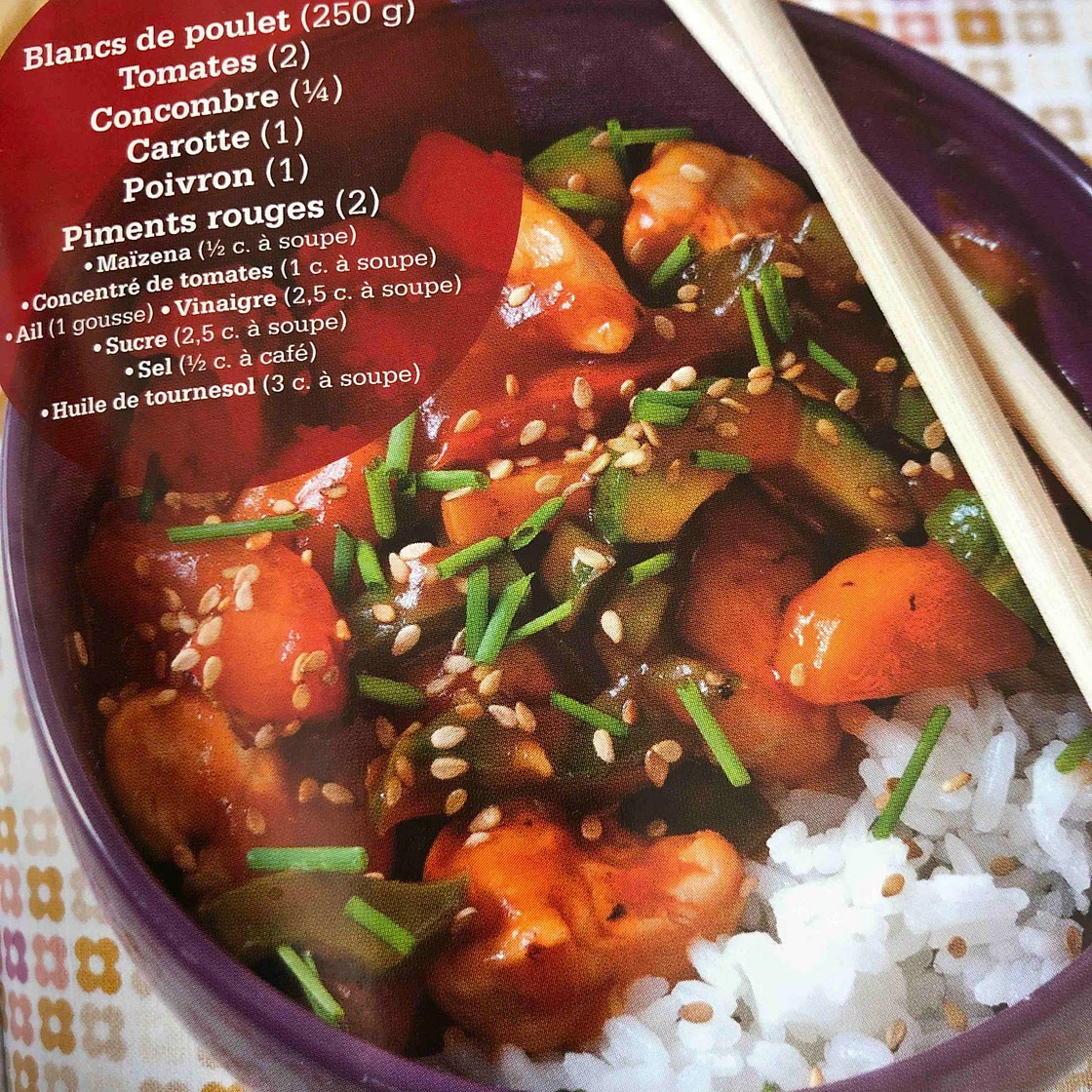 Poulet à la sauce aigre douce