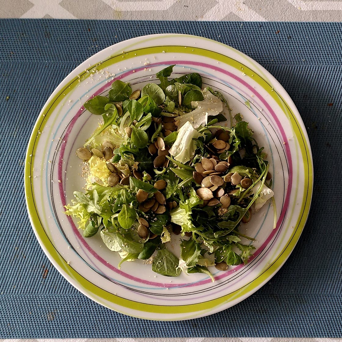 Salade graines de courge