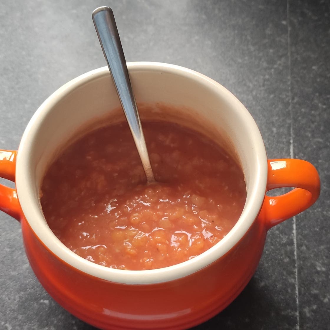 Red Lentil and Tomato Protein Soup