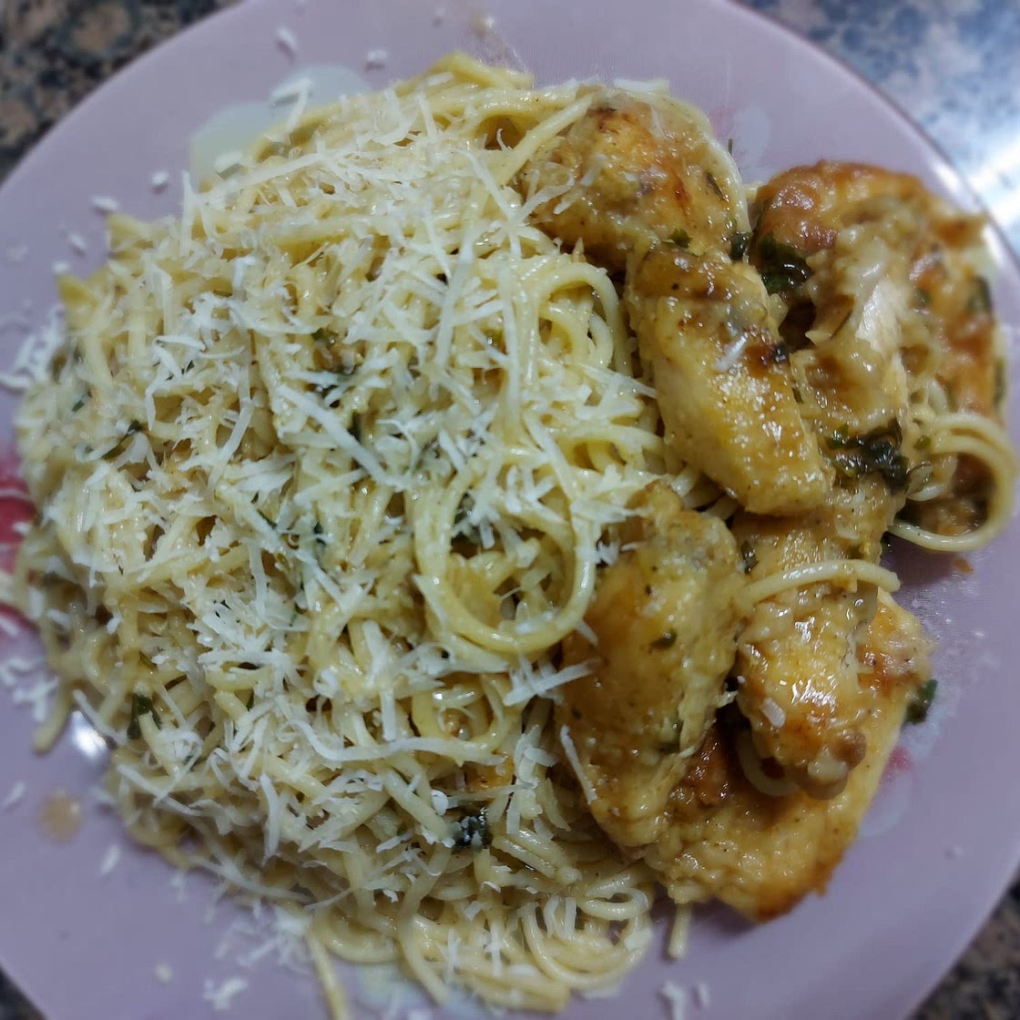 Chicken Scampi Pasta Recipe
