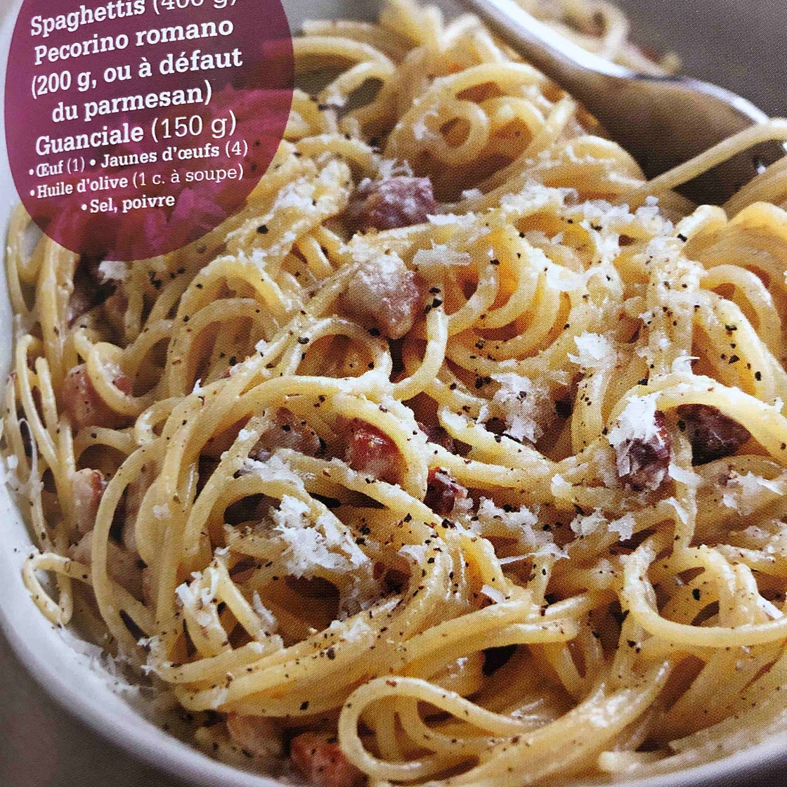 Spaghettis carbonara
