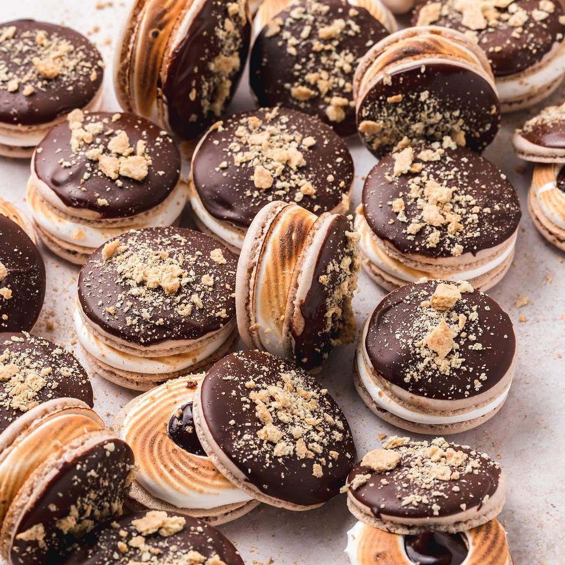S'mores Macarons