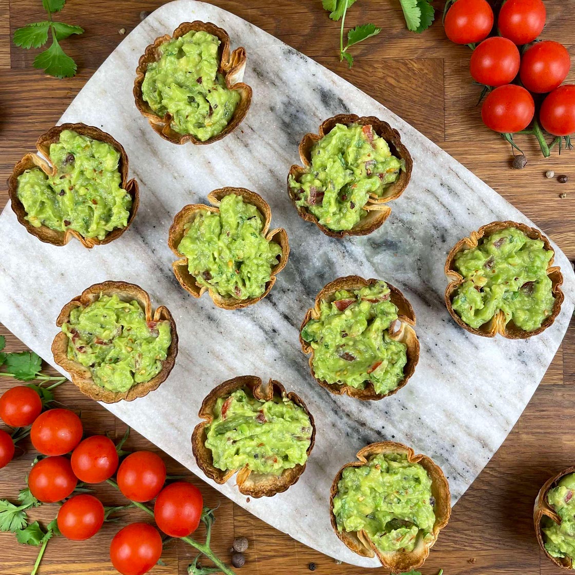 Guacamole Tortilla Cups