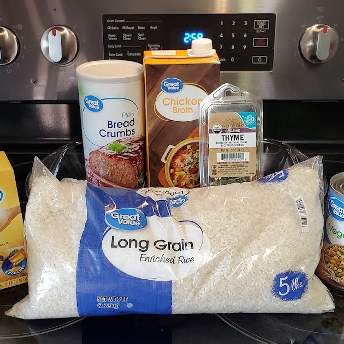 Cheesy Chicken & Rice - Total Cost $7.20