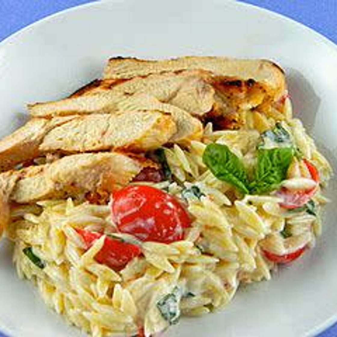 Orzo with Chicken and Lemon
