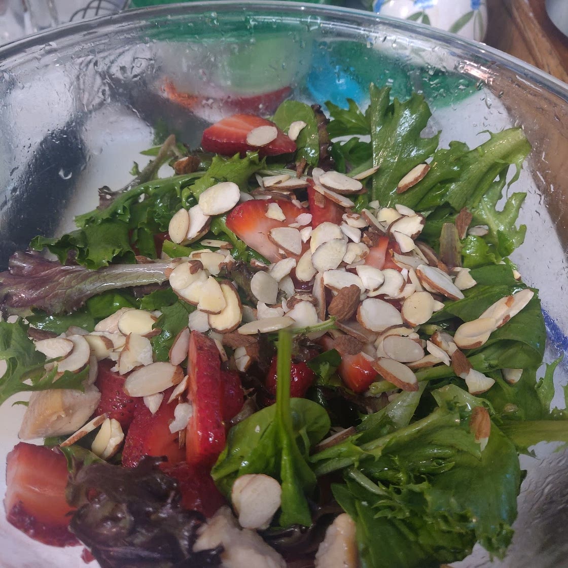 Strawberry Almond Salad with Honey Recipe Vinaigrette Salad Dressing
