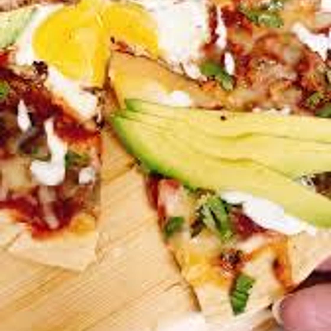 Simple Southwestern Breakfast Pizza