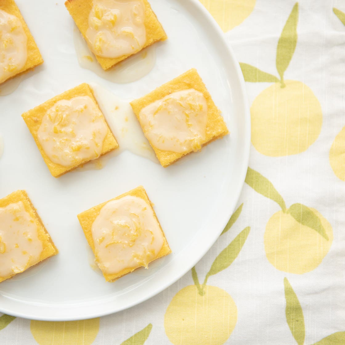 Lemon Brownie Bites