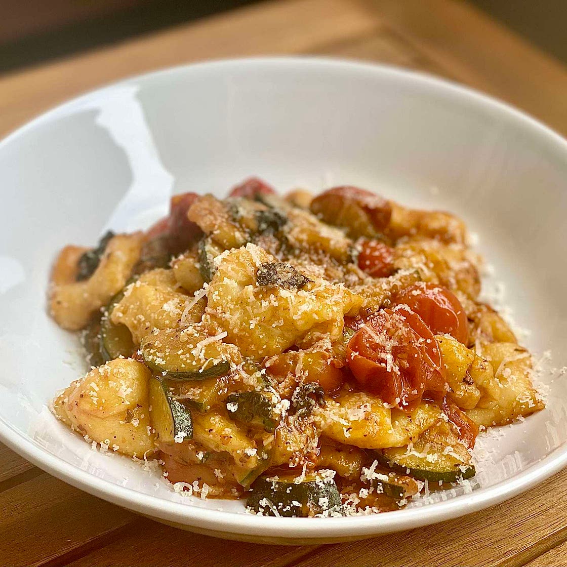 Tomato & Zucchini Gnocchi