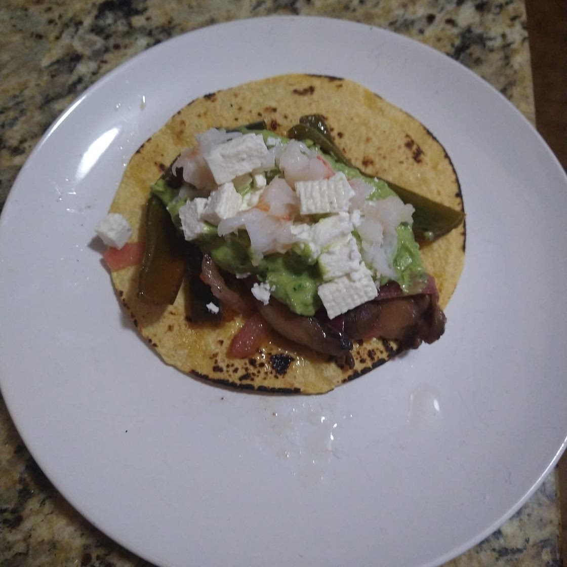 Portobello Mushroom and Poblano Pepper Fajitas