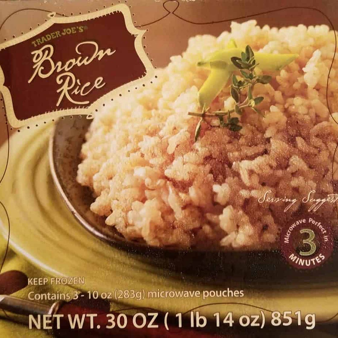 Frozen brown rice