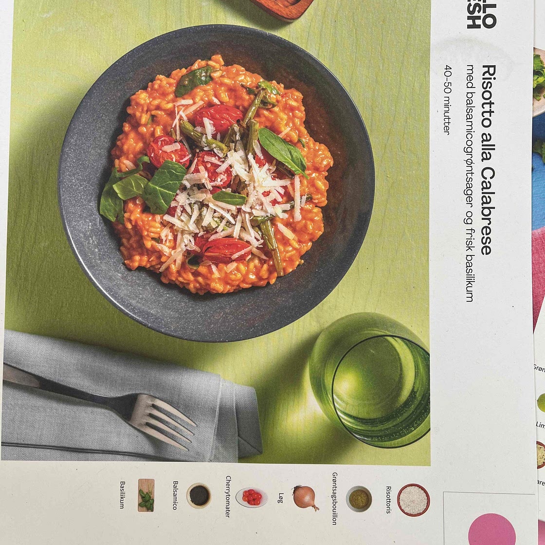 Risotto alla calabrese
