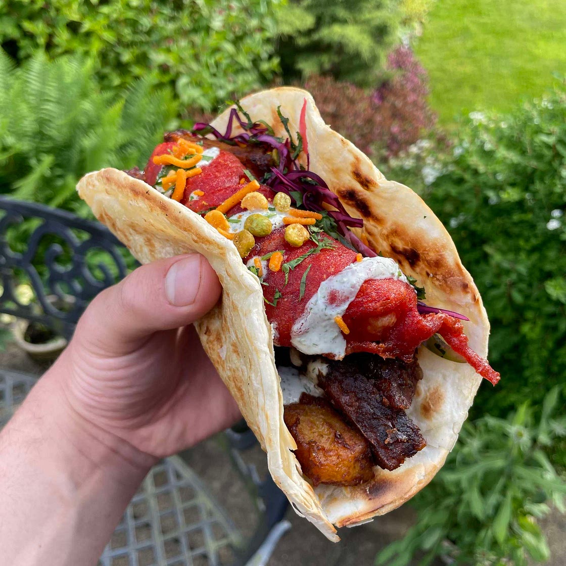 Tandoori Fish and Chip Tacos