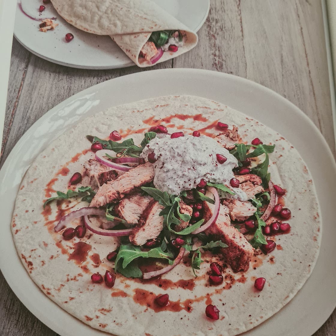 Ras El Hanout Chicken Wraps