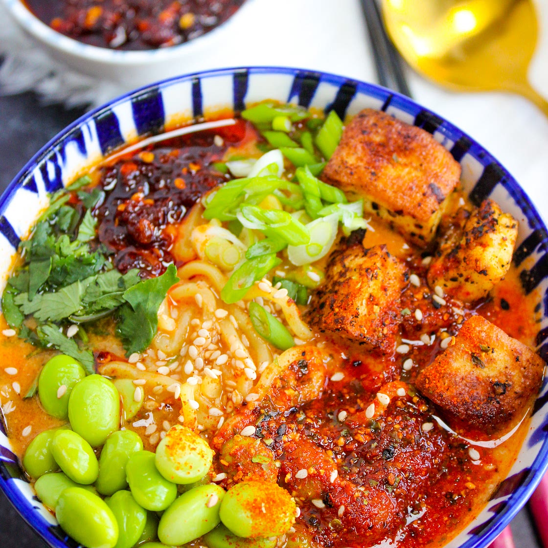 Spicy Miso Ramen - Zheelicious flavor & protein packed meal