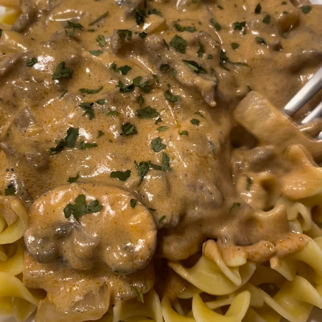 Beef Stroganoff 