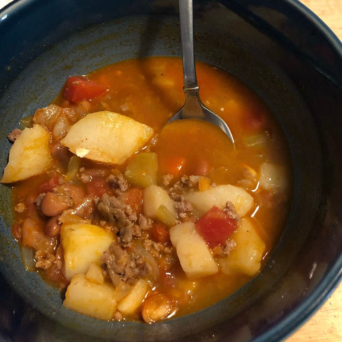 Bean Soup with Hamburger