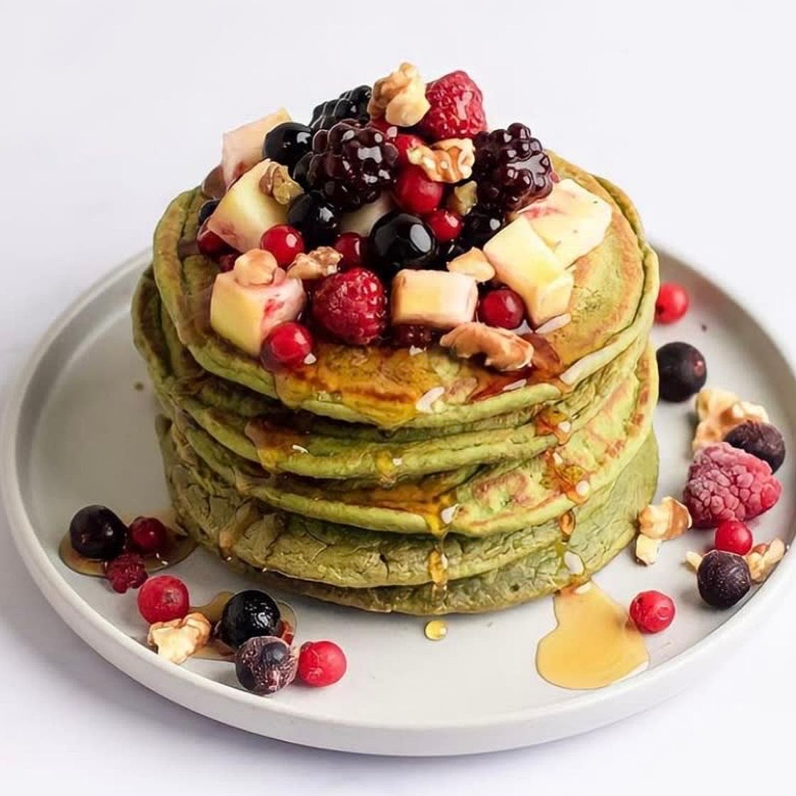 Matcha pancakes