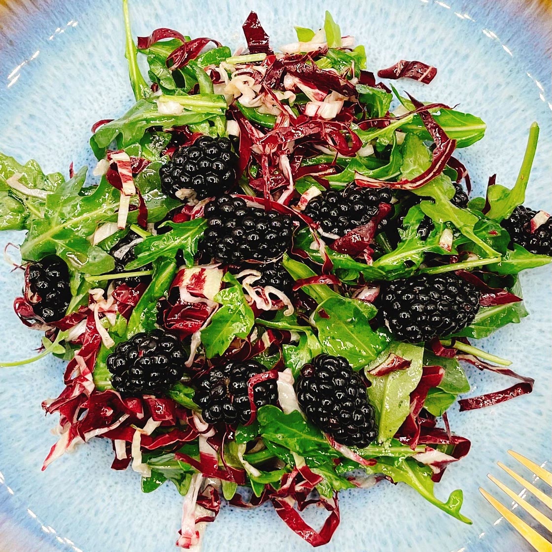 Blackberry and Radicchio Salad 