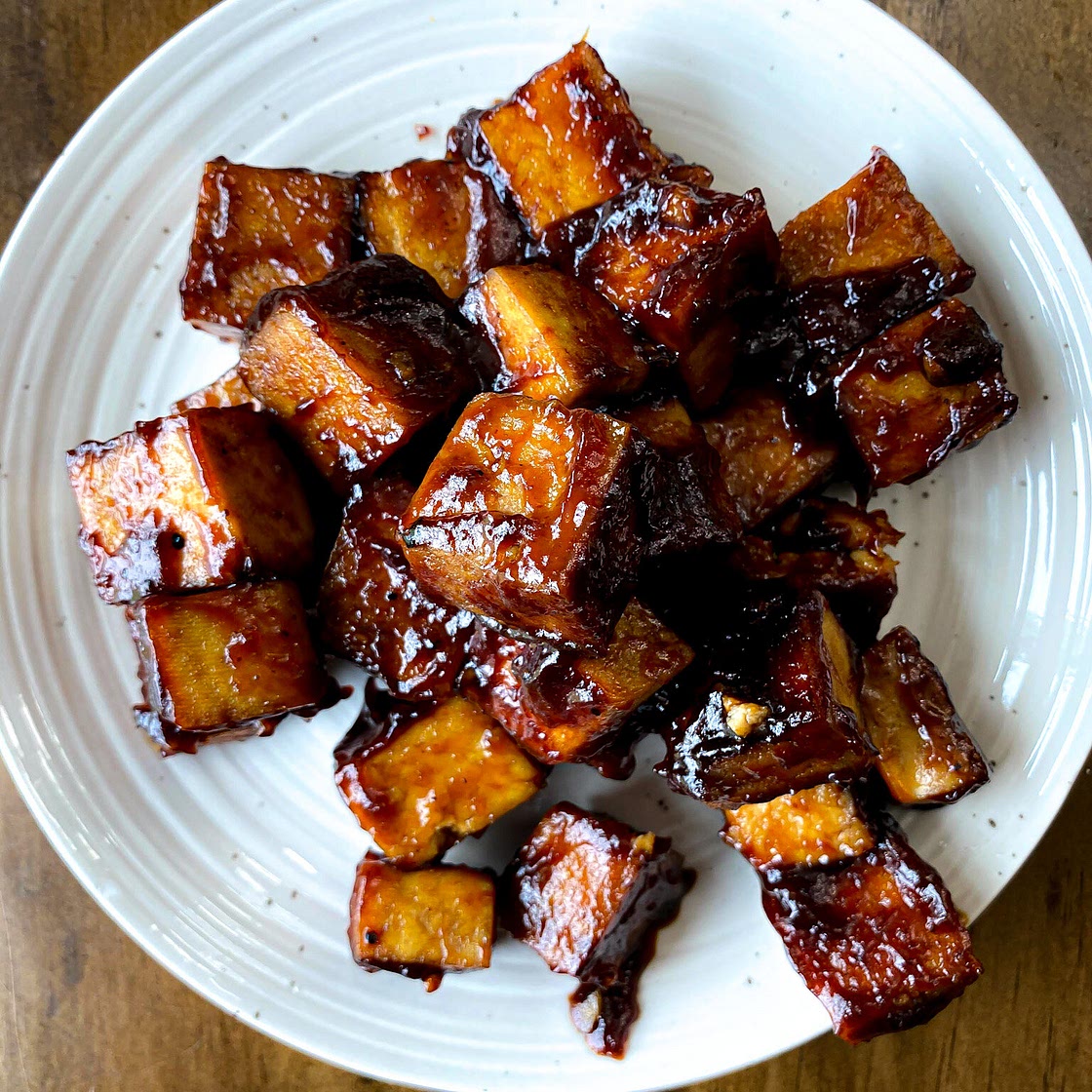 BBQ Tofu — Sweet Greens Vegan