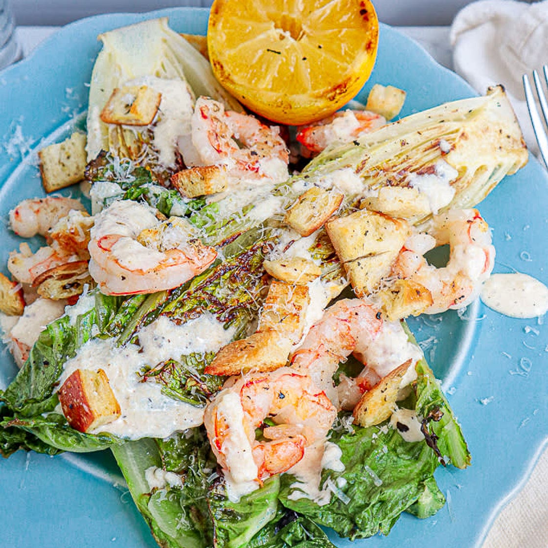 Grilled Shrimp Caesar Salad