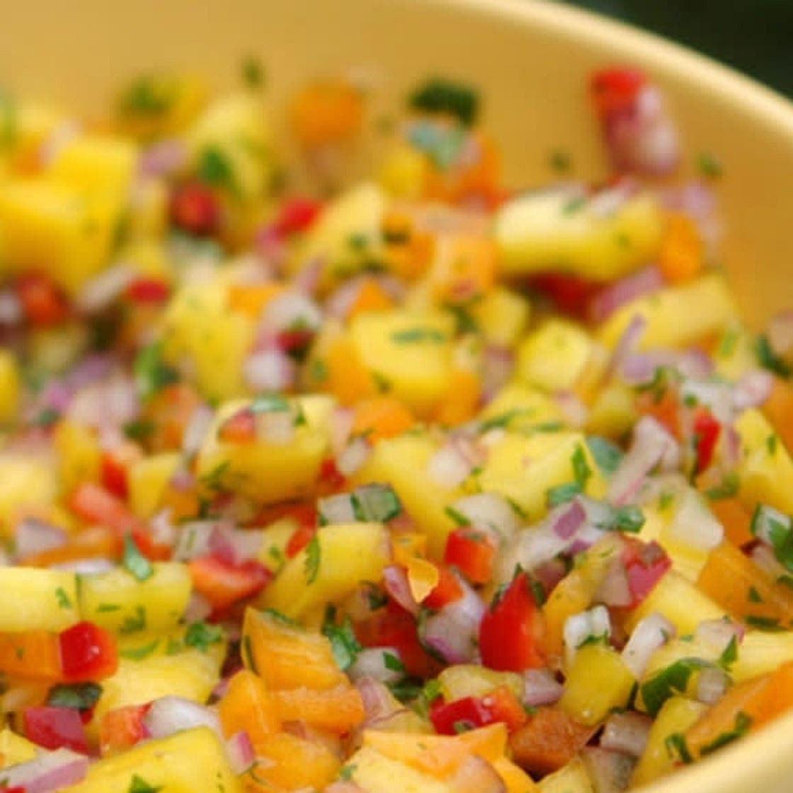 Salsa picante de mango