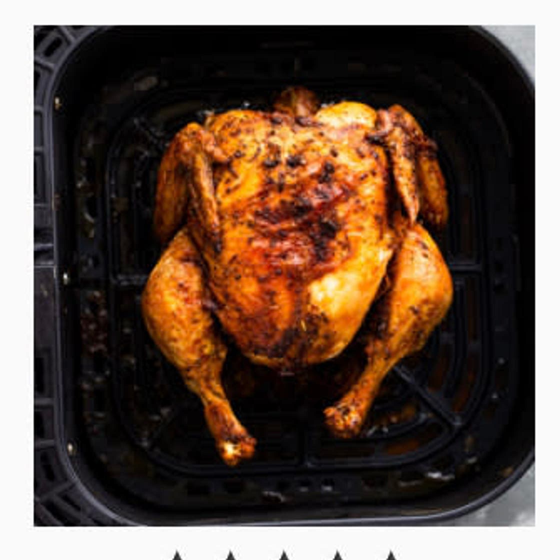 Air Fryer Whole Roast Chicken (Juicy and Tender!) - Gimme Delicious
