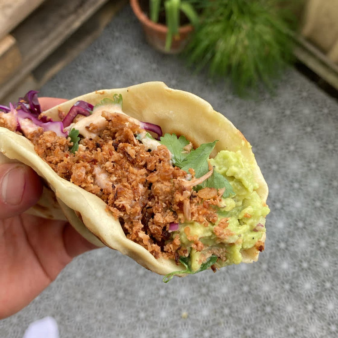 Walnut Cauliflower Tacos