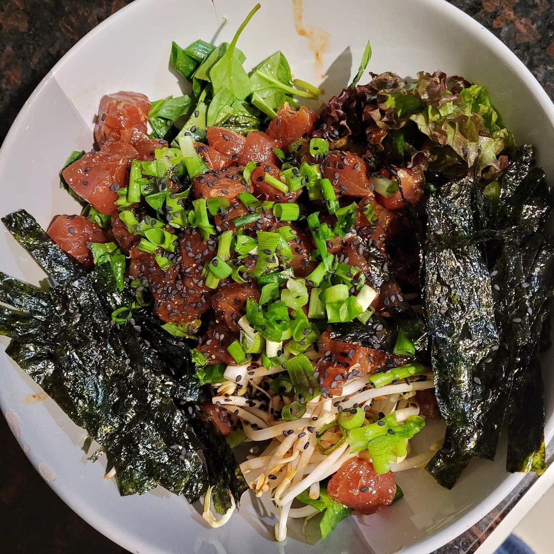 Ahi Tuna Poke Bowl — Spicin' and Dicin'