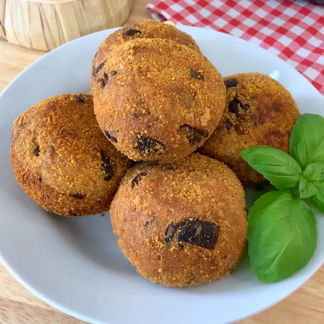 EGGPLANT PARMIGIANA BALLS